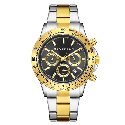 Giordano Premium Multifunctional Wrist Watch for Men with Stainless Steel Strap and Luminescent Hands - GZ-50116 