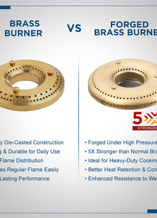 Glen 4 Burner Ultra Slim Auto Ignition Premium Gas Stove | 8 MM Toughened Glass Top | Black | Forged Brass Burners | Warranty 2 Years Standard (BH1074USBL75_1) 