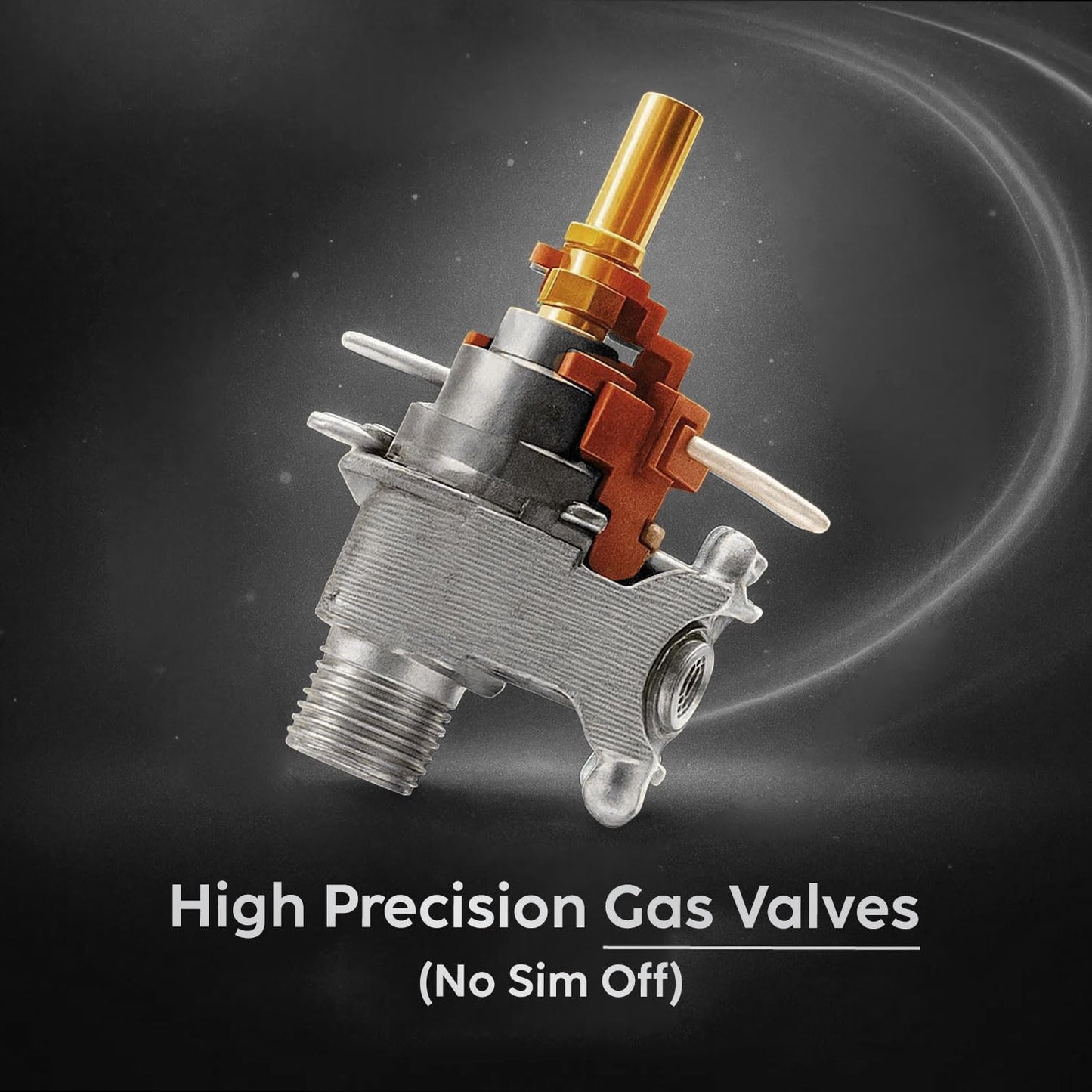 Glen Built-in Hob 4 Burner Gas Stove | Black Toughened Glass Top | Auto Ignition | Forged Brass Burners | Mini Triple Ring & Double Ring | 2-Year Warranty 