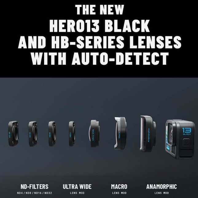 GoPro Hero13 Creator Edition Includes Hero13 Action Camera, 27 MP with Bluetooth, Volta, Media Mod, Built-in Mic, Light Mod, Magnetic Mount (1-Yr International+1-Yr India Warranty),Black 