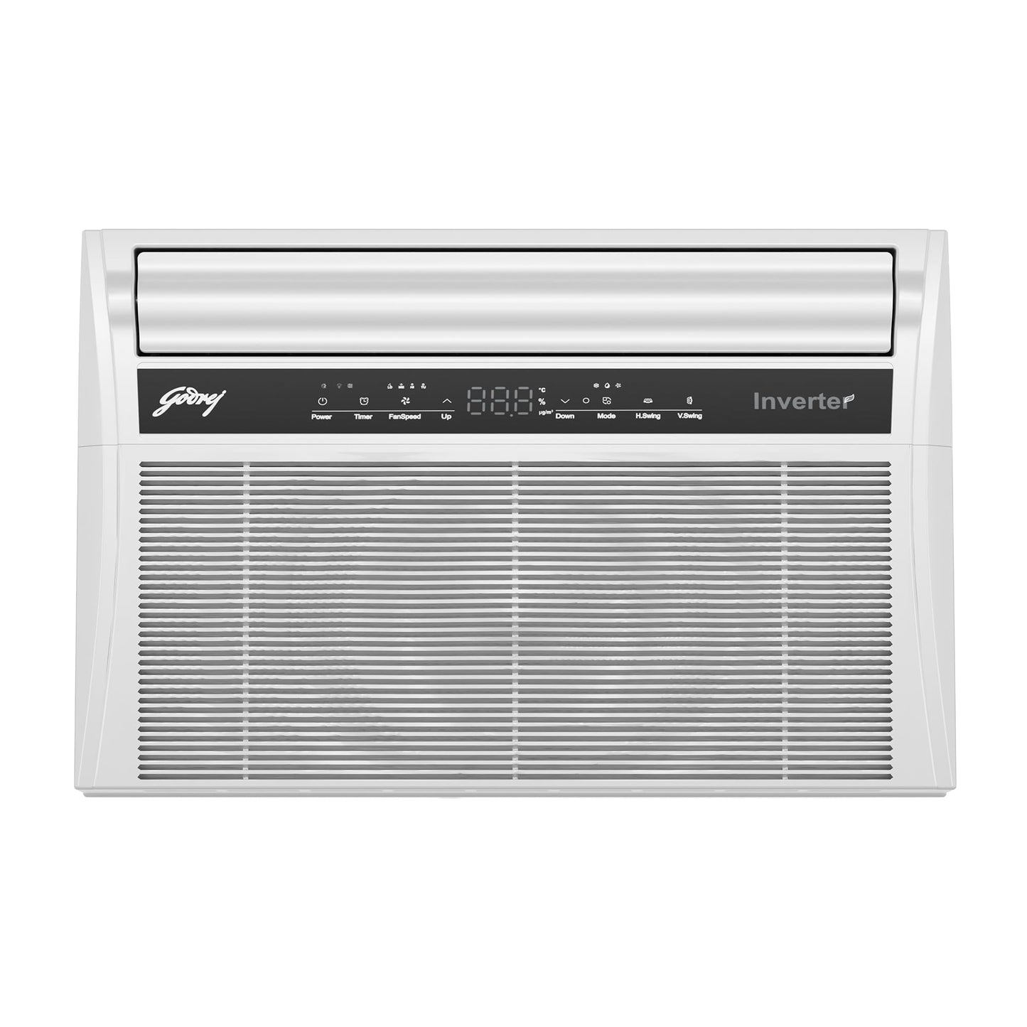 Godrej 1.5 Ton 5 Star 5-In-1 Convertible Cooling, Heavy Duty Cooling At 52°C, I-Sense Technology, Self Clean, Smart Diagnosis, Inverter Window AC (Copper, 2025 Model, AC 1.5T WIC 18XTC5 WYA, White) 