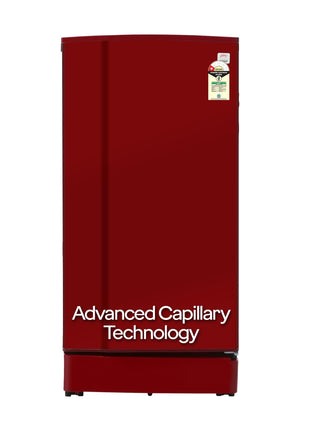 Godrej 180 L 1 Star Advanced Capillary Technology Direct Cool Single Door Refrigerator (2025 Model, RD EDGE 190A TRF ST WN, Steel Wine) 