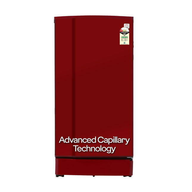 Godrej 180 L 1 Star Advanced Capillary Technology Direct Cool Single Door Refrigerator (2025 Model, RD EDGE 190A TRF ST WN, Steel Wine) 
