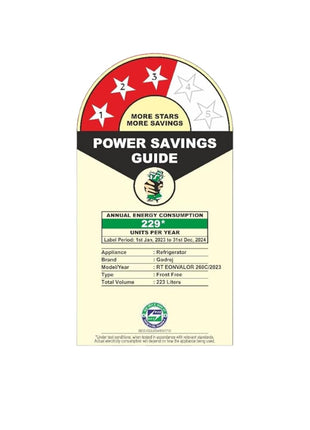 Godrej 223 L 3 Star Convertible Freezer 6-In-1, Nano Shield Technology, Inverter Frost Free Double Door Refrigerator(RT EONVALOR 260C RCIF ST RH, Steel Rush) 