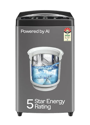 Godrej 7 Kg 5 Star Fabrisafe Steel Drum Fully-Automatic Top Load Washing Machine (WTEON ALP 70 5.0 FDUN GPGR, Graphite Grey, Zero Pressure Tech Fills Tub 60% Faster) 