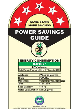 Godrej 7 Kg 5 Star Fabrisafe Steel Drum Fully-Automatic Top Load Washing Machine (WTEON ALP 70 5.0 FDUN GPGR, Graphite Grey, Zero Pressure Tech Fills Tub 60% Faster) 