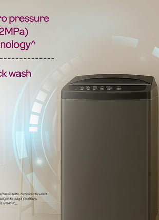 Godrej 7 Kg 5 Star Fabrisafe Steel Drum Fully-Automatic Top Load Washing Machine (WTEON ALP 70 5.0 FDUN GPGR, Graphite Grey, Zero Pressure Tech Fills Tub 60% Faster) 