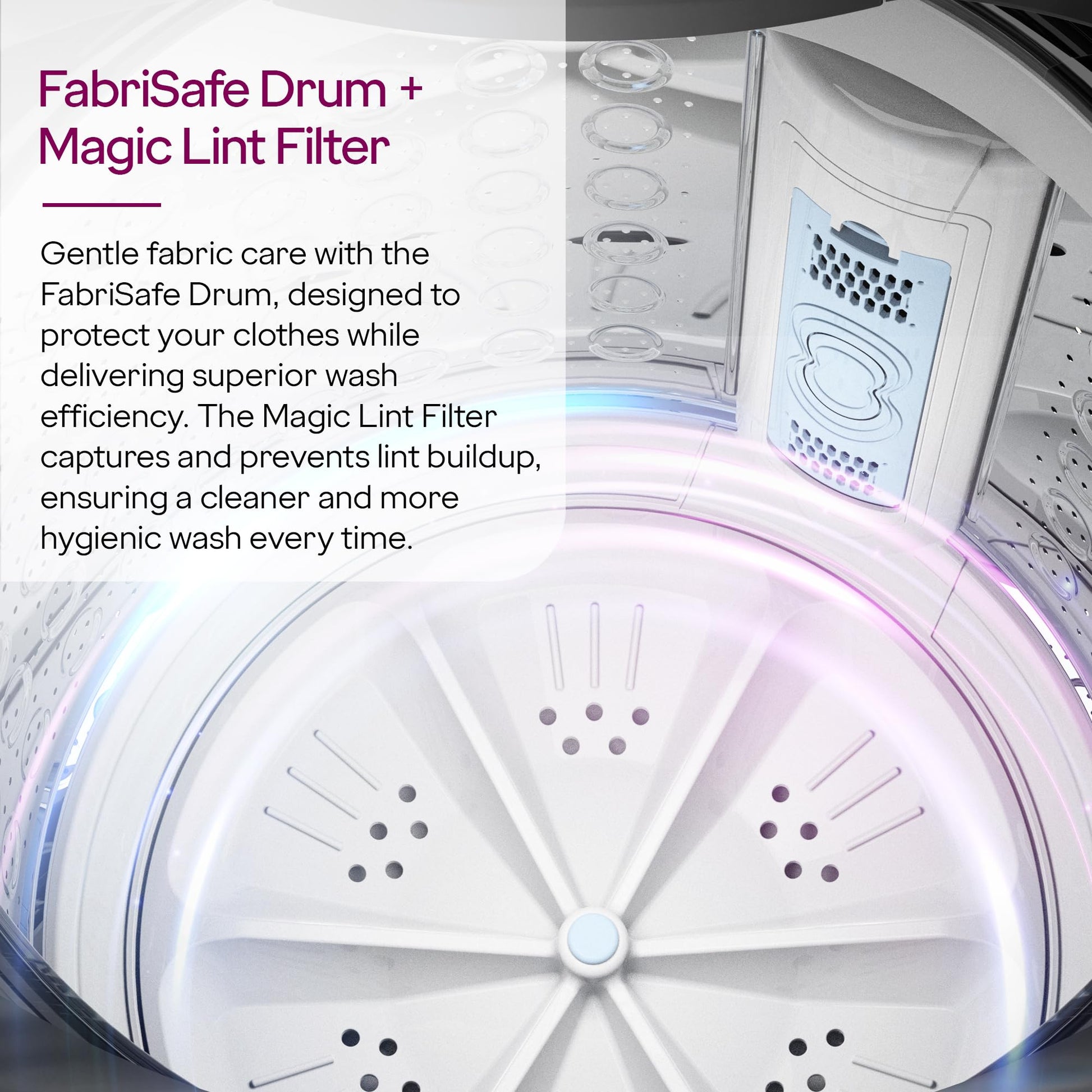 Godrej 7 Kg 5 Star Fabrisafe Steel Drum Fully-Automatic Top Load Washing Machine (WTEON ALP 70 5.0 FDUN GPGR, Graphite Grey, Zero Pressure Tech Fills Tub 60% Faster) 