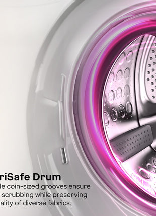 Godrej 8 Kg 5 Star, With AI Tech, Fully-Automatic Front Load Washing Machine (WFEON CRS 8012 5.0 FKEDM CNGR, Inbuilt Heater, Candy Grey) 