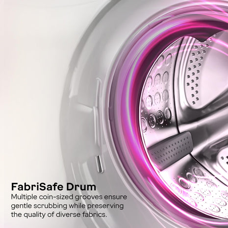 Godrej 8 Kg 5 Star, With AI Tech, Fully-Automatic Front Load Washing Machine (WFEON CRS 8012 5.0 FKEDM CNGR, Inbuilt Heater, Candy Grey) 