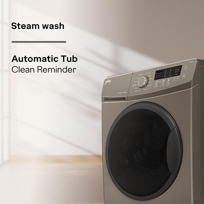 Godrej 8 Kg 5 Star, With AI Tech, Fully-Automatic Front Load Washing Machine (WFEON CRS 8012 5.0 FKEDM CNGR, Inbuilt Heater, Candy Grey) 