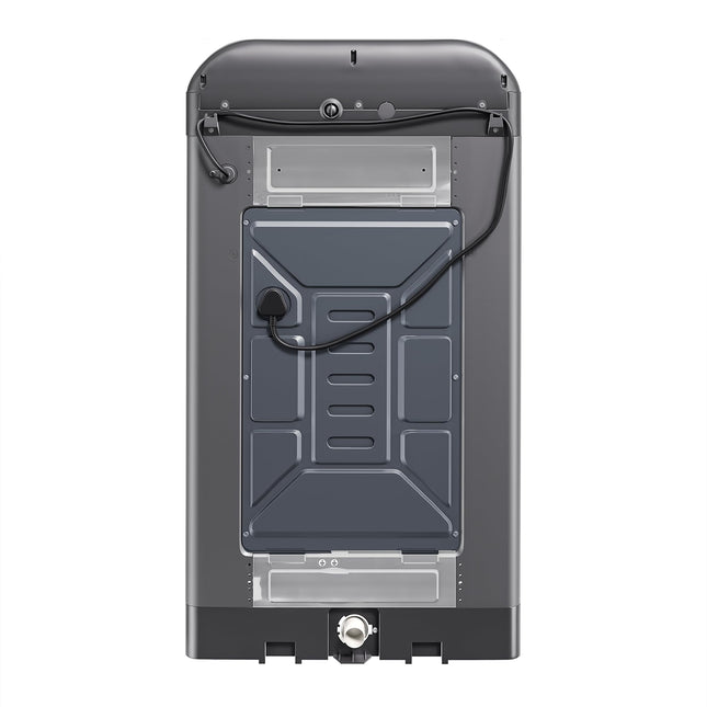 Godrej Smart Choice 10 Kg 5 Star, AI Tech, Inbuilt Heater, Fills Tub at ~0 Water Pressure, Steel Drum Fully Automatic Top Load Washing Machine (WTEON ADA 10 5.0 FEFH GLGR, Glacial Grey) 