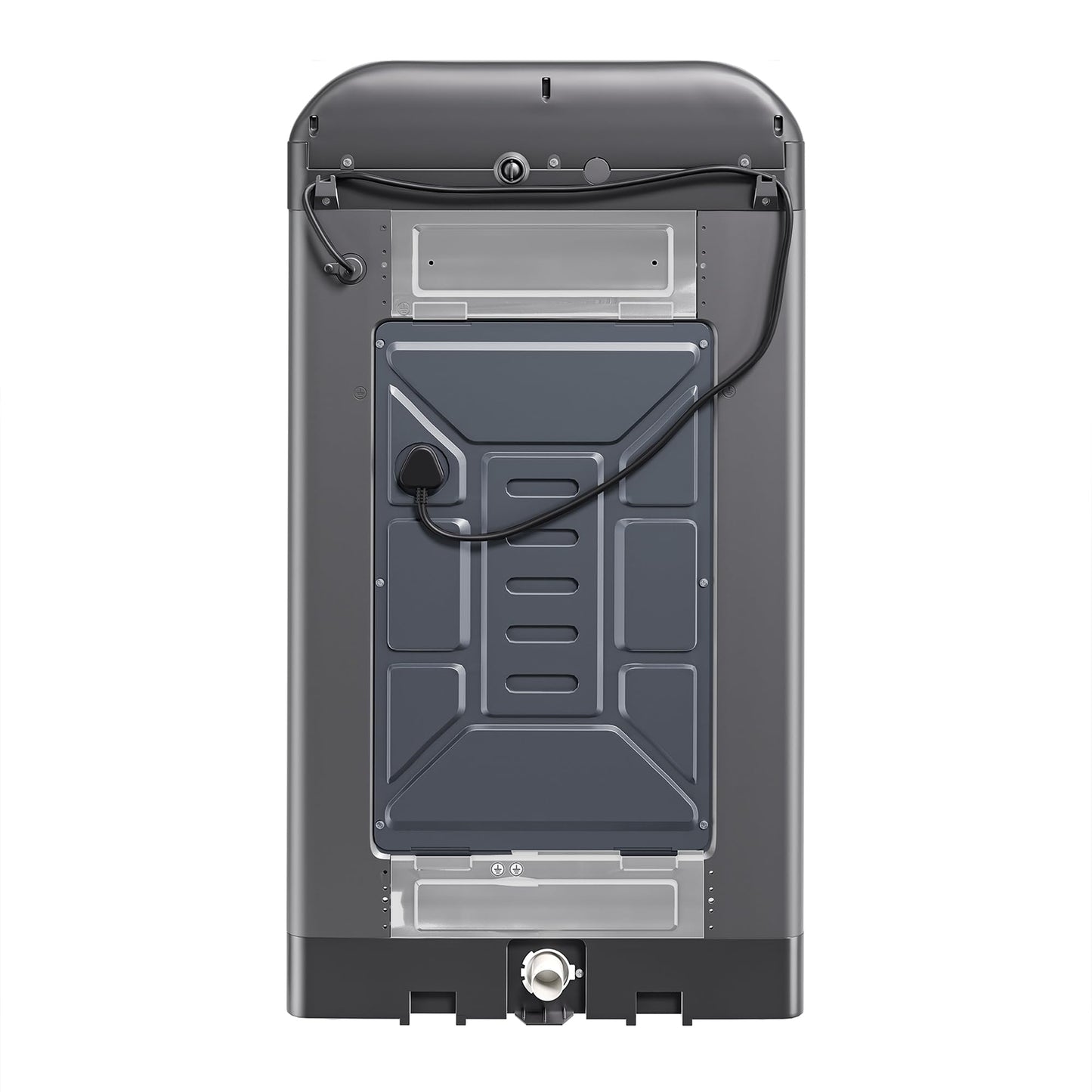 Godrej Smart Choice 10 Kg 5 Star, AI Tech, Inbuilt Heater, Fills Tub at ~0 Water Pressure, Steel Drum Fully Automatic Top Load Washing Machine (WTEON ADA 10 5.0 FEFH GLGR, Glacial Grey) 