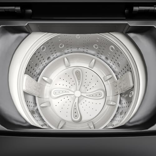 Godrej Smart Choice 10 Kg 5 Star, AI Tech, Inbuilt Heater, Fills Tub at ~0 Water Pressure, Steel Drum Fully Automatic Top Load Washing Machine (WTEON ADA 10 5.0 FEFH GLGR, Glacial Grey) 