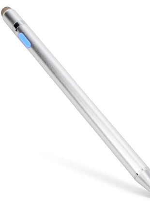 Google Pixelbook Go Stylus Pen, BoxWave [AccuPoint Active Stylus] Electronic Stylus with Ultra Fine Tip for Google Pixelbook Go - Metallic Silver 