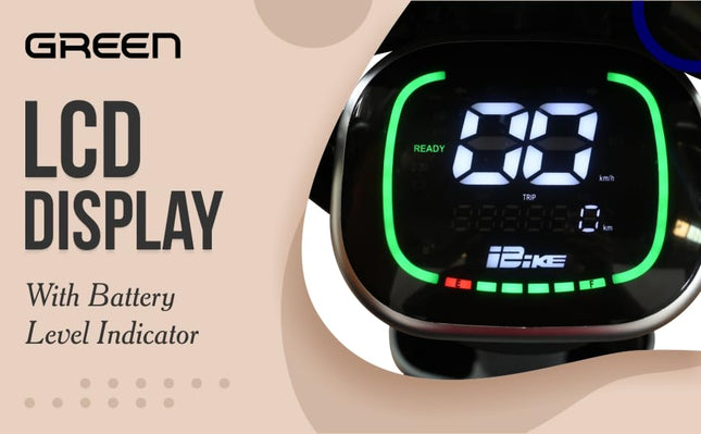 Green Sunny Electric Scooter for Adult’s Commuter with Rechargeable Battery, No RTO Registration or DL Required, (60Km, White) 