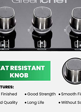 Greenchef GHT HOB Auto Ignition Glass Top Gas Stove (4 Burner) 