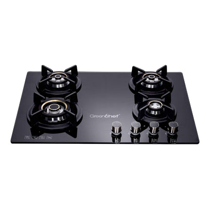 Greenchef GHT HOB Auto Ignition Glass Top Gas Stove (4 Burner) 