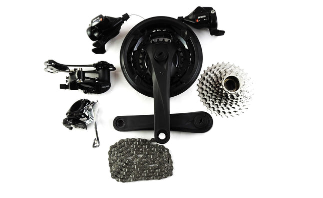 HABROK 27 Speed Gear Set Kit for Bicycles | Compatible with All Cycles | Multi-Speed Conversion Kit | Combo of 6 Parts | Cycle Gear Accessories for MTB, Hybrid & Road Bikes* 