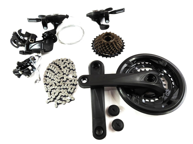 HABROK 27 Speed Gear Set Kit for Bicycles | Compatible with All Cycles | Multi-Speed Conversion Kit | Combo of 6 Parts | Cycle Gear Accessories for MTB, Hybrid & Road Bikes* 