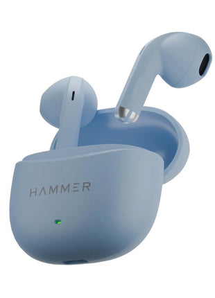 HAMMER New Launch Ultra Pods TWS Wireless Bluetooth Ear buds, Inbuilt Mic, 100H Standby Time, Earbuds with 30H Playtime, USB Type-C,13mm Dynamic Drivers, IPX5 Water Resistant Bluetooth Earphones(Blue) 