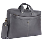 HAMMONDS FLYCATCHER Genuine Leather Office Bag for Men, 15.6 Inch Professional Laptop Bag for Men, Adjustable Strap and Multiple Compartments, Leather Bag for Men - 1 Year Warranty - Graphite Grey 