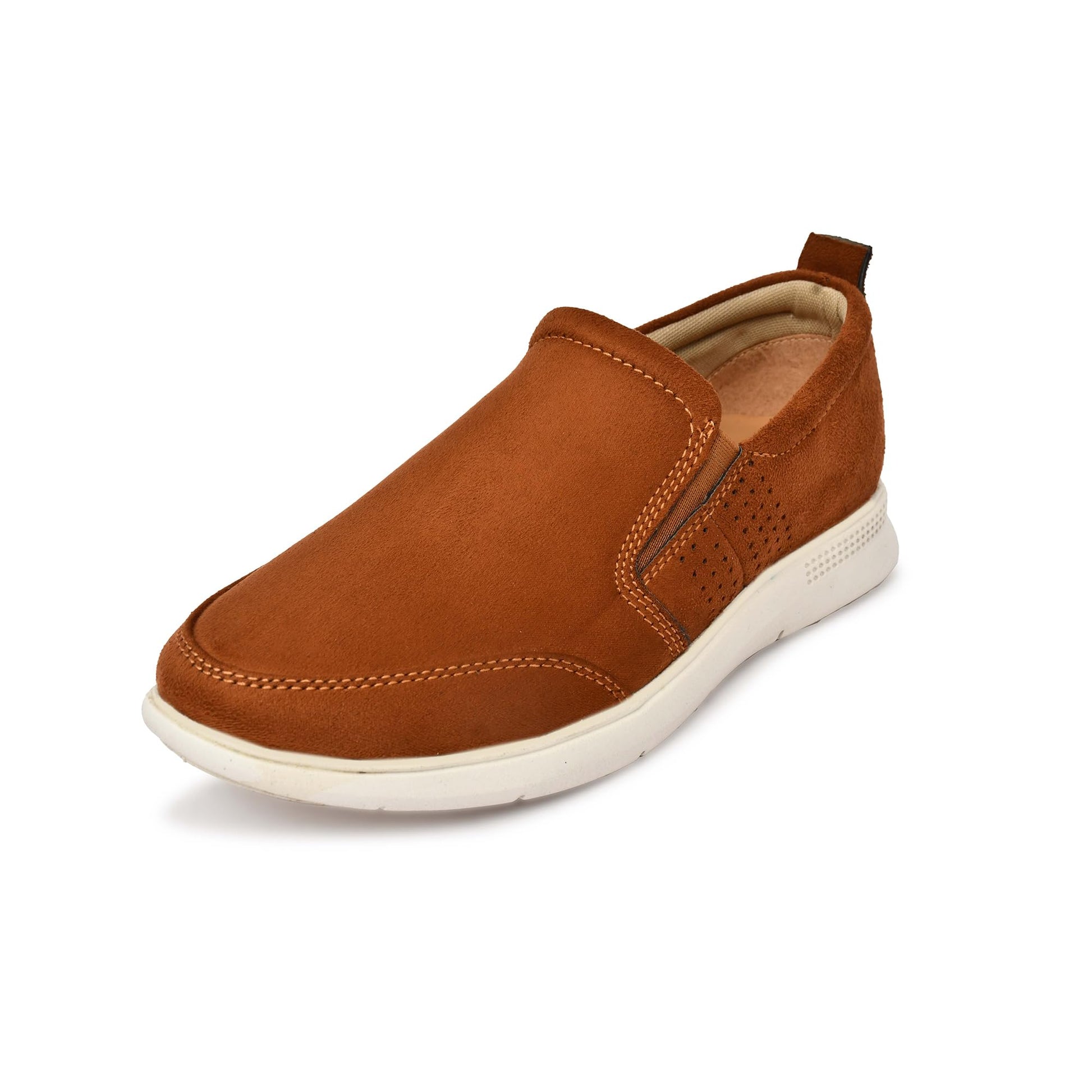 HEALTH FIT Super Extra Soft Casual/Sports/Slip-on Sneakers/semi Formal Soft Cushioning Insole Running Walking Jogging Athletics Comfortable and Stylish Mens/gens Lightweight shoes-142 TAN UK-9 