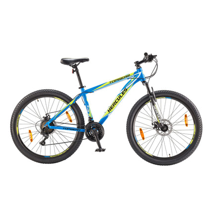 HERCULES-TOP GEAR-A27 R1 with Shimano Gears-Matte Bright Blue 43.17 Inches, Boys , Mountain Bike , Geared cycle 