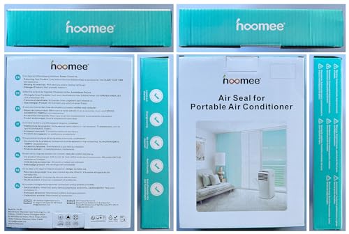 HOOMEE 36x83 Inch Zipper Screen Door Seal for Portable Air Conditioner and Tumble Dryer� Works with Mobile Air Conditioning 