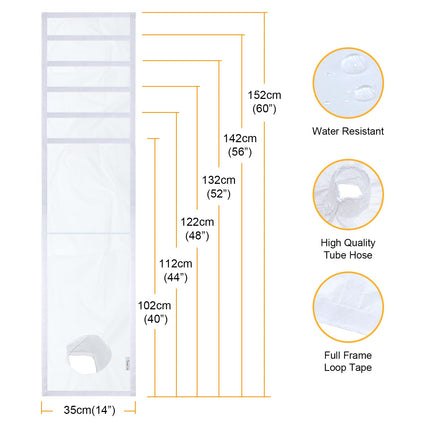 HOOMEE Adjustable Window Seal for Portable Air Conditioner New 14x60 Inch 