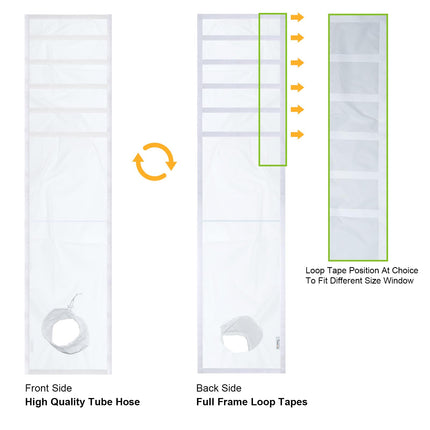 HOOMEE Adjustable Window Seal for Portable Air Conditioner New 14x60 Inch 