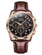 HORIZEN Chronograph Classic Luxury Watch for Men (Black Dial) 