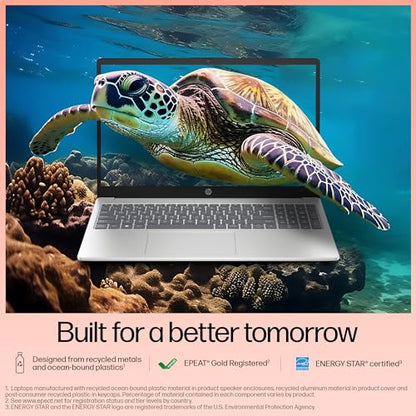 HP 14, 13th Gen Intel Core i5-1334U Laptop (16GB DDR4,512GB SSD) Anti-Glare, Micro-Edge, 14/35.6cm, FHD, Win11, M365 Basic(1yr),Office Home24, Silver,1.4kg, FHD Camera w/Privacy Shutter,ep0340TU 