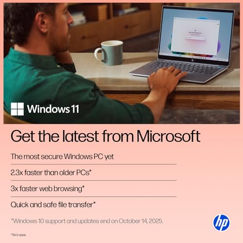 HP 14, 13th Gen Intel Core i5-1334U Laptop (16GB DDR4,512GB SSD) Anti-Glare, Micro-Edge, 14/35.6cm, FHD, Win11, M365 Basic(1yr),Office Home24, Silver,1.4kg, FHD Camera w/Privacy Shutter,ep0340TU 