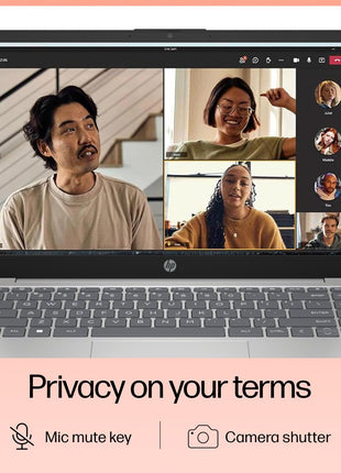 HP 14, 13th Gen Intel Core i5-1334U Laptop (16GB DDR4,512GB SSD) Anti-Glare, Micro-Edge, 14/35.6cm, FHD, Win11, M365 Basic(1yr),Office Home24, Silver,1.4kg, FHD Camera w/Privacy Shutter,ep0340TU 