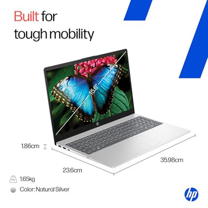 HP 15, Intel Ultra 5 125H, 12 Tops (32GB DDR5, 1TB SSD) FHD, IPS, 15.6''/39.6cm, Win11, M365 Basic(1yr)*Office24, Silver, 1.65kg, fd1279TU, Intel Arc Graphics, FHD Camera, Backlit, AI Powered Laptop 