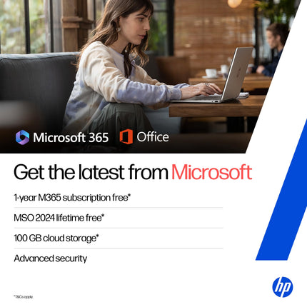 HP 15, Intel Ultra 5 125H, 12 Tops (32GB DDR5, 1TB SSD) FHD, IPS, 15.6''/39.6cm, Win11, M365 Basic(1yr)*Office24, Silver, 1.65kg, fd1279TU, Intel Arc Graphics, FHD Camera, Backlit, AI Powered Laptop 