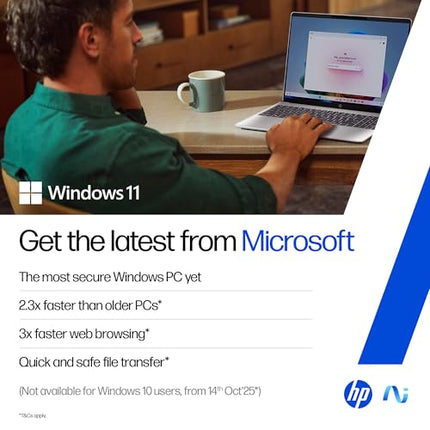 HP 15,Intel Ultra 5 125H (16GB DDR5, 1TB SSD) FHD, IPS, 15.6''/39.6cm, Win11, M365 Basic(1yr)*Office24, Silver, 1.65kg, fd1354TU, Intel Arc Graphics, FHD Camera w/Shutter, AI Powered Laptop 