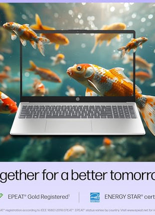 HP 15, 13th Gen Intel Core i3-1315U Laptop (12GB DDR4,512GB SSD) Anti-Glare, Micro-Edge,15.6''/39.6cm, FHD, Win11,M365 Basic(1yr),Office Home24, Silver,1.59kg, FHD Camera w/Privacy Shutter, fd0573TU 