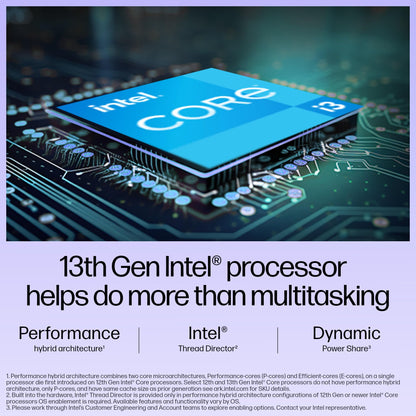 HP 15, 13th Gen Intel Core i3-1315U (8GB DDR4, 512GB SSD) FHD Anti-Glare Micro-Edge, 15.6"/39.6cm, Windows 11, MS Office 21, Grey, 1.59kg, fd0006TU, Intel UHD Graphics, 1080p FHD Camera Laptop 