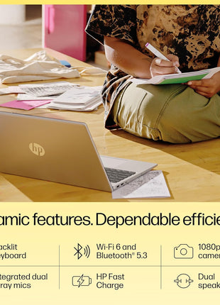 HP 15 AMD Ryzen 3 7320U (8GB Ram/512GB SSD/Fhd/15.6" (39.6 Cm)/Backlit Keyboard/Windows 11/Ms Office 21/1.59Kg/Silver) Fc0026Au Laptop 