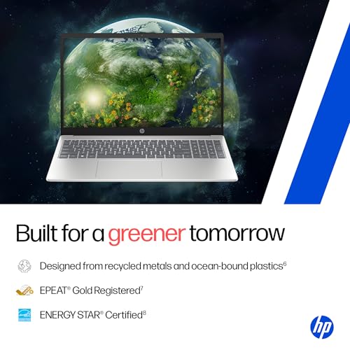 HP 15 Laptop Ryzen 3 7320U 8GB RAM 512GB SSD 15.6in Silver 