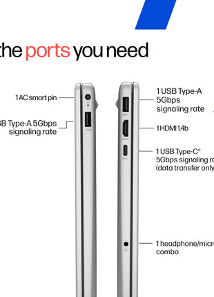 HP 15 Laptop Ryzen 3 7320U 8GB RAM 512GB SSD 15.6in Silver 