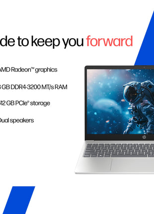 HP 15 Laptop Ryzen 3 7320U 8GB RAM 512GB SSD 15.6in Silver 