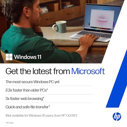 HP 15, AMD Ryzen 7 7735HS (16GB DDR5,512GB SSD) FHD, Anti-Glare, Micro-Edge, 15.6''/39.6cm, Win11, M365 Basic(1yr)* Office24, Silver, 1.59kg, fc1038AU, AMD Radeon FHD Camera w/Shutter, Backlit Laptop 