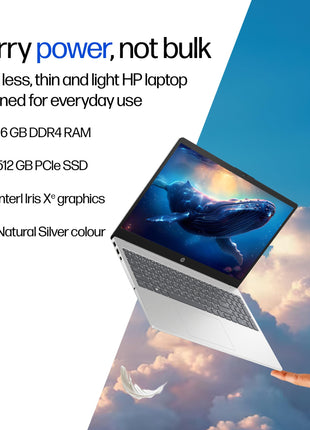 HP 15 Laptop Thirteenth Gen I5 1334U 16GB 512GB SSD FHD Win11 Iris Xe Camera 