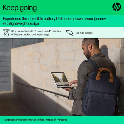 HP 15 Pavilion AMD Ryzen 5 7530U, 15.6-inch FHD, 8GB DDR4, 512GB SSD, AMD Radeon Graphics, 720p HD Camera, Backlit KB, Audio by B&O (Win 11 Home, MSO 2021, Silver, 1.75 kg), eh3036AU / EH2050AU 