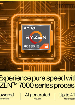 HP 15, AMD Ryzen 3 7320U Laptop (8GB LPDDR5, 512GB SSD) Anti-Glare, Micro-Edge, 15.6"/39.6cm,FHD, Win 11, Silver, 1.59kg, AMD Radeon Graphics, 1080p HD Camera, fc0154AU 