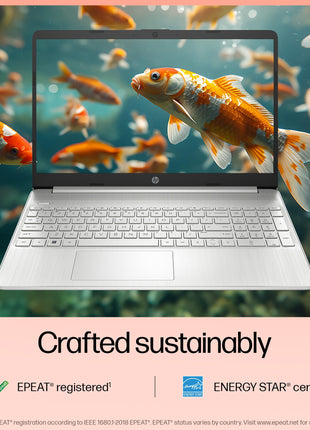 HP 15s Laptop 12th Gen I5 1235U 8GB RAM 512GB SSD 15.6 FHD Windows 11 Silver 