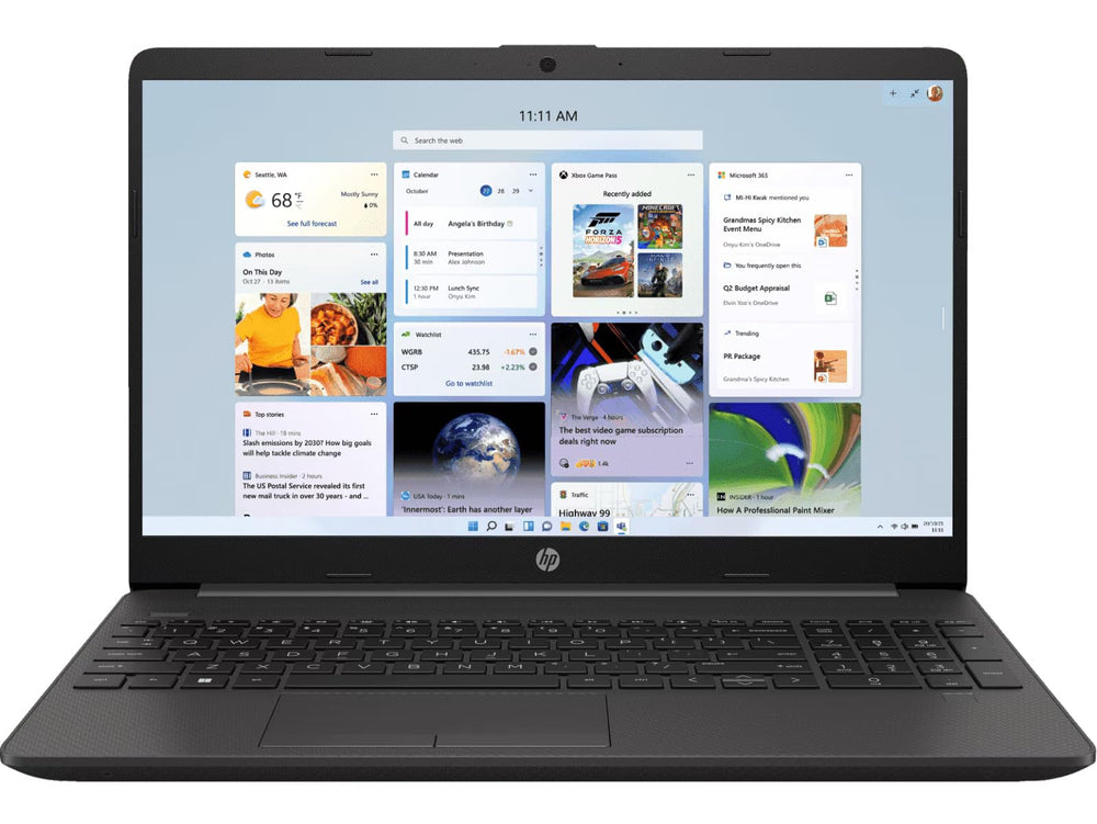 HP 250R G9 Laptop 15.6 Ash Grey Thin And Light Business Laptop With Intel Core i3 1315U 8GB 512GB SSD